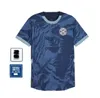 S-4xl 24 25 Paraguay Soccer Jersey Copa America Maillots de Foot Bhite Bianco di calcio blu scuro 24 25 uomini kit per bambini kit top maniche corta uniforme personalizzata per adulti dimensioni per adulti