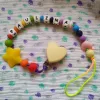 Perlen Chengkai 50pcs 12*7mm BPA kostenlos Silikon Linsen Teether Perlen DIY Baby Schnuller Abacus Kaut Juwelier Spielzeuggeschenk -Zubehör