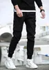 Retro Workwear Hosen für Männer im Winter mit Martin -Stiefeln locker sitzende amerikanische Multi -Pocket -Freizeithosen 240412