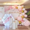 Party Decoration 100st Pink Balloon Garland Arch Wedding Anniversary Supplies Christmal Decor Girl Birthday Balloons