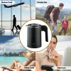 Kettles Travel Electric Kettle Tea Coffee 0.8L Stainless Steel Portable Water Boiler Pot For Hotel Family Trip Kitchen Smart Kettle Pot