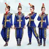 Feminino desgaste drama clássico de dança de dança Ópera azul hua mulan cosplay vestuário antigo soldado roupa