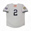 Aangepaste nieuwe NY York 2001 Retro WS Baseball Jerseys Derek Jeter Mariano Rivera Tino Martinez Bernie Williams Andy Pettitte Roger Clemens Jorge Posada Stitched Gray