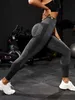 Treavilhões femininos Yoga Fitness Fitness Treinamento contínuo Pontas apertadas Pressões elegantes calças de ginástica calça feminina YQ240422
