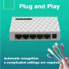 Switches Plug Play Play 8 Port Gigabit Switch Ethernet Hub RJ45 5 Porta Switch Gigabit Switch 1000m Switch Reding LAN Adaptador de jogo online 1G Switcher