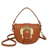 Half Round Saddle Women's Day Packs 2024 New Bag Minimalist Texture Versatile One Shoulder Bags Handbag