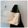 Prosta płótno torba na bicie nowa Fi Cott Cloth Eco Friendly Shop Torby Korean Versi Casual Mini Shopper Bag A6jm#