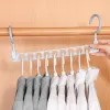 Organisation 1PCMULTIFUNCTIONAL SPACE Saving Hangersmagic Hook 6 Hole Clothing Garderob Organiserar hängare Magic Storage Artifact Racks