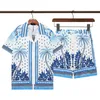 BB Fashion Mens Tracksuits Hawaii Plajı Pantolon Set Tasarımcı Gömlek Çıngırak Gömlek Adam Uygun Yönetim Kurulu Kısa Kollu Şort Plajlar Gömlek