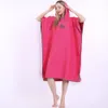 Asciugamano da spiaggia poncho che cambia abito da surf muta leggera microfibre a secco rapido asciugamano 240422