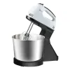 Mixers 110/220V Stand Food Mixers Kitchen Electric Food Blender Desktop Egg Whisk Cream Cake Dough Kneader Milk Frother Food Processor