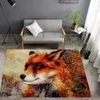 Carpets 1pc Red Living Room Carpet confortable Machine de flanelle lavable Mat de sol en flanelle Home Indoor et extérieur