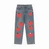 2024 Mens Designer Make Old Washed Jeans Leggings Straight Trousers Letter Prints for Women Men Casual Long Style Pants