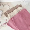 Pantalones Baby Spring Summer Sume Pants Pants Stright Stretkler Girl Clothing Color sólido Ropa acanalada para niños