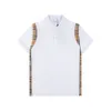 Polo Shirt Designer PoloS shirts voor man Fashion Focus Borduurwerk Snake Kwaster Kleine bijen Printpatroon Kleding Kleding T -shirt T -shirt T -shirt T -stuk