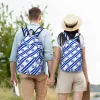 Bags Laptop Backpack Unique Israel Flag Pattern School Bag Durable Student Backpack Boy Girl Travel Bag
