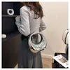 새로운 아크릴 여성의 날 팩 패션 브라이트 페이스 핸드백 개인화 된 유명인 저녁 식사 크로스 체인 가방