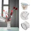 Vasi a forma di cuore Disposizione floreale Vaso Contenitore Acqua Soccia Bouquet Decor retrò Porta secca per decorarsi decorativo Tabletop