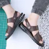 Slippers Heightening Air Cushion Sandals Men's Summer 2024 Casual Soft Bottom Non-slip Sports Outer Wear Dual-use And Slipper