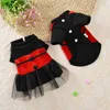 Dog Apparel Wedding Dress Pet Autumn Clothes For Small Cat Teddy Puppy Vests And Dresses Dogs Lover