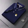 Malbon Men's Polos Golf Shirt Quickdrying Business Business Polo Summer High Quality Short Sleeve Top Wear Tshirt 51