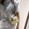 Bolsas de ombro Pu Lenços de couro Crossbody Design Bag mini para mulheres 2024 Bolsas de viagem de luxo da moda e bolsas Lady Tote