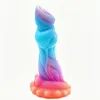 Fabbrica Nuovo alieno illuminato alieno dildo silicone lesbiche fantasia di dildo da uomo alieno mostro di dildo per donne