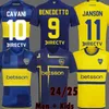 2024 2025 CA Boca Juniors CAVANI Soccer Jerseys 24 25 CARLITOS MARADONA Club Atletico CONMEBOL LIBERTADORES JANSON football shirt MEN SETS Kids UNIFORM 666