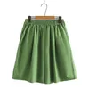 Ladies Summer Plus Size Shorts för kvinnor Stor lös grönt bredben 3xl 4xl 5xl 6xl 240411