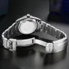 Kits Cadisen 36mm Ny NH35 Men Mechanical Watch AR Sapphire Glass BGW9 Blue Luminous Automatic Watch for Men 100m vattentäta klockor