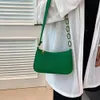 fi Felt Cloth Pattern Shoulder Bags For Women Small Handle Underarm Bag Clutch Luxury Solid Color Female Handbag With Purse M3yr#