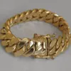 Solid 14k Gold Miami Men's Cupan Curb Bracelet 8 Heavy 98 7 Grams 12mm244g