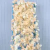 Sakura Artificial Blossom Flowers Cherry Garland Wedding Arch Garden Backdrop Home Party Decoration Fake Plants Vine 1,8m