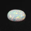 Gemstones Lab Created Flatback Cabochon Oval 16x12mm White Fire Opal Pärlor Stone för ringtillverkning