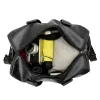 Bolsas de viagem unissex viajar de couro macio mochila luxuosa de alta qualidade fitness masculina bolsa de bagagem de semana com pacote de sapatos