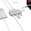 HUBS DODOCOOL 5in1 USB Type C Hub voor MacBook Pro Huawei Matebook USB C tot 4Port USB 3.0 Hub met 4K HDMICompatibele uitvoerpoort