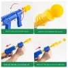 Toys Cat Toys Starttraining interaktiver Schützen Gun Teaser Plüsch Ball Haustier Kreative Spiele Stretch Mini Pompoms Kätzchen Vorräte