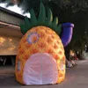 6MH (20 pies) con ventilador personalizado de carnaval de carnaval taller inflable carpa forma de fruta de la fruta de la concesión de domo para la promoción al aire libre