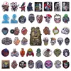 Bags ZuoLiao 3D Embroidered Alien Hat Badge, Fun, Head Armband, Muscle Bear, Backpack Badge, Colored Skull, Custom Patch, New Design