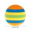 Toys 10pcs Buntes Haustierball -Spielzeug Interaktives Abrufen des Balls Bunte Eva fangen Bälle für mittelschwere Hundepapiere Zuhause