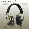 Accessoires Elektronische gehoorbescherming Tactische headsets Antinoise Hunting Silicone Earmuffs schieten oorbeveiliging voor sport buiten