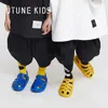 Sandals UTUNE Roman Sandals For Boys Girls Summer Children Beach Shoes Kids 4~12Y Non-slip Outdoor Slippers Breathable EVA Soft 240419