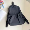 BASSE Versione coreana Fashion Kawaii Backpack Women String Nylon Casual Light Solid Allmatch School Spostamento per studenti universitari