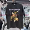 Men's T Shirts Washed STREET NIGHTS Shirt Tee T-Shirt O-neck Tops