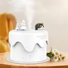 Birthday gift cake humidifier, small night light desktop, home dormitory, silent gift for family and friends, humidifier, essential for summer