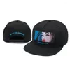 Boll Caps 2024 High Street Retro American Fashion Brand Cool Personality Rap Hip-Hop Justerbar platt randen hatt