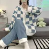 Dames slaapkleding winter dik warme pyjama sets vrouwen flanel vrouwelijke huiskleding lange mouw pyjama's passen casual nachtkleding