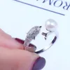 حلقات الكتلة الطبيعية في المياه العذبة لؤلؤة 7.5m micro diamond Zircon Zircon Dring Former