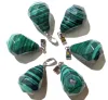 Colliers en gros de 12pcs de haute qualité en pierre d'opale naturelle en pierre de pierre coupée Pendants pour les accessoires de pendentif pendentif collier de fabrication de bijoux de bricolage