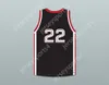 Niestandardowy numer nazwiska Męscy młodzież/dzieci Kawhi Leonard 22 Martin Luther King High School Wolves Black Basketball Jersey 11 Top Sched S-6xl